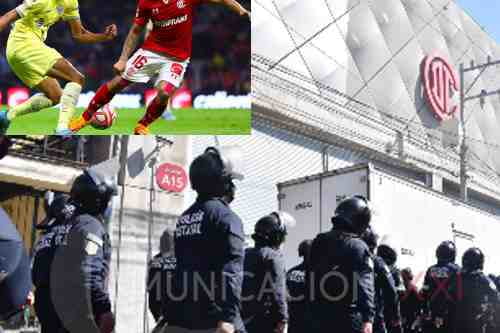 Hoy juega Toluca-América en el Nemesio Diez; por si las dudas despliegan alta seguridad